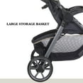 Monbebe Deluxe Travel System Stroller with RearFacing Infant Car Seat