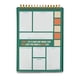 thumbnail image 2 of Cuaderno de agenda diaria A5 | Bloc de notas con 50 páginas para estudiantes y profesionales | Encuadernación en espiral que se mantiene plana | Papel mate que evita el corrimiento de tinta, 2 of 6