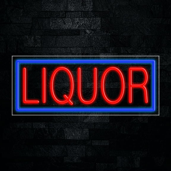 Liquor-LED Neon Sign 30"L x 12"H #30194