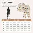 thumbnail image 4 of Fotbe Cartoon Chickens Conjunto de Pijama de Manga Larga para Mujer con Estampado, Ropa de Dormir de 2 Piezas, Conjunto de Casa Suave y Cómodo con Bolsillos-Large, 4 of 7