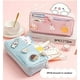 thumbnail image 5 of Estuche para lápices Kawaii con 3 pines Estuche para lápices estético Papelería Kawaii Útiles escolares Kawaii (rosa)   JM, 5 of 5