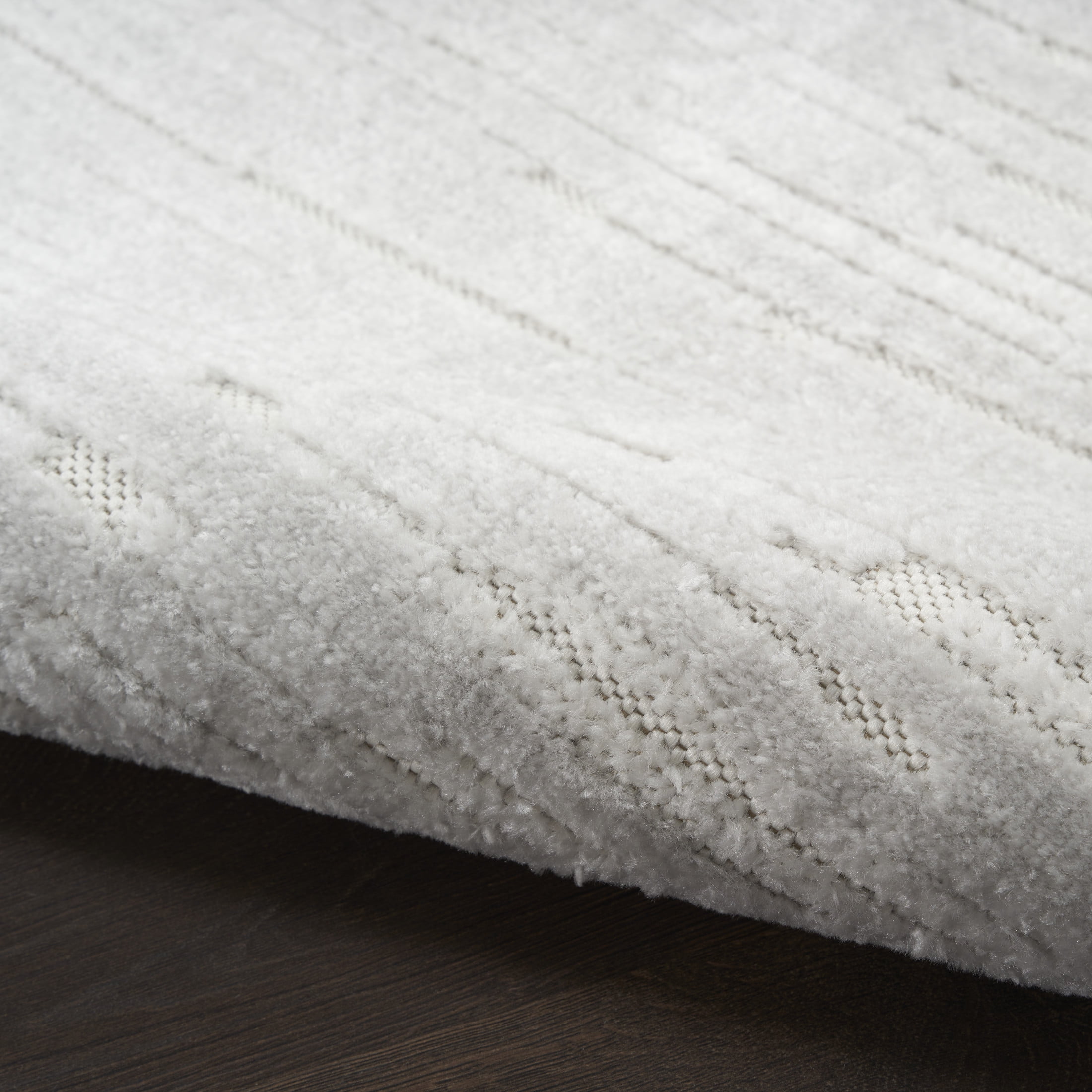 Nourison Casual 7'10" x 9'10" Light Grey Modern Indoor Rug