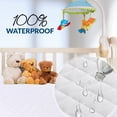 thumbnail image 6 of Pack And Play Mattress Protector  39"x27" Waterproof Playard N Mini Cover Soft Viscose Made From With Quilted Terry Cotton Top Noiseless White Fitted Sheet Style, 6 of 6