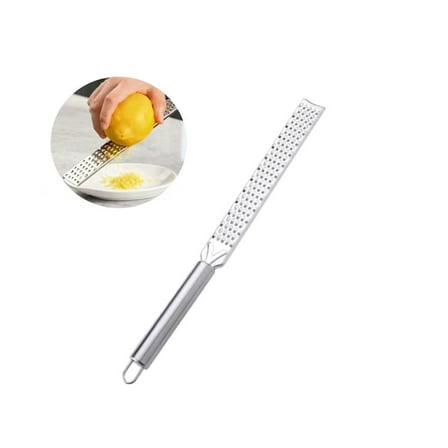 Multi - Use Stainless Steel Grater, Lemon Zester & Cheese Shredder for Kitchen Prep