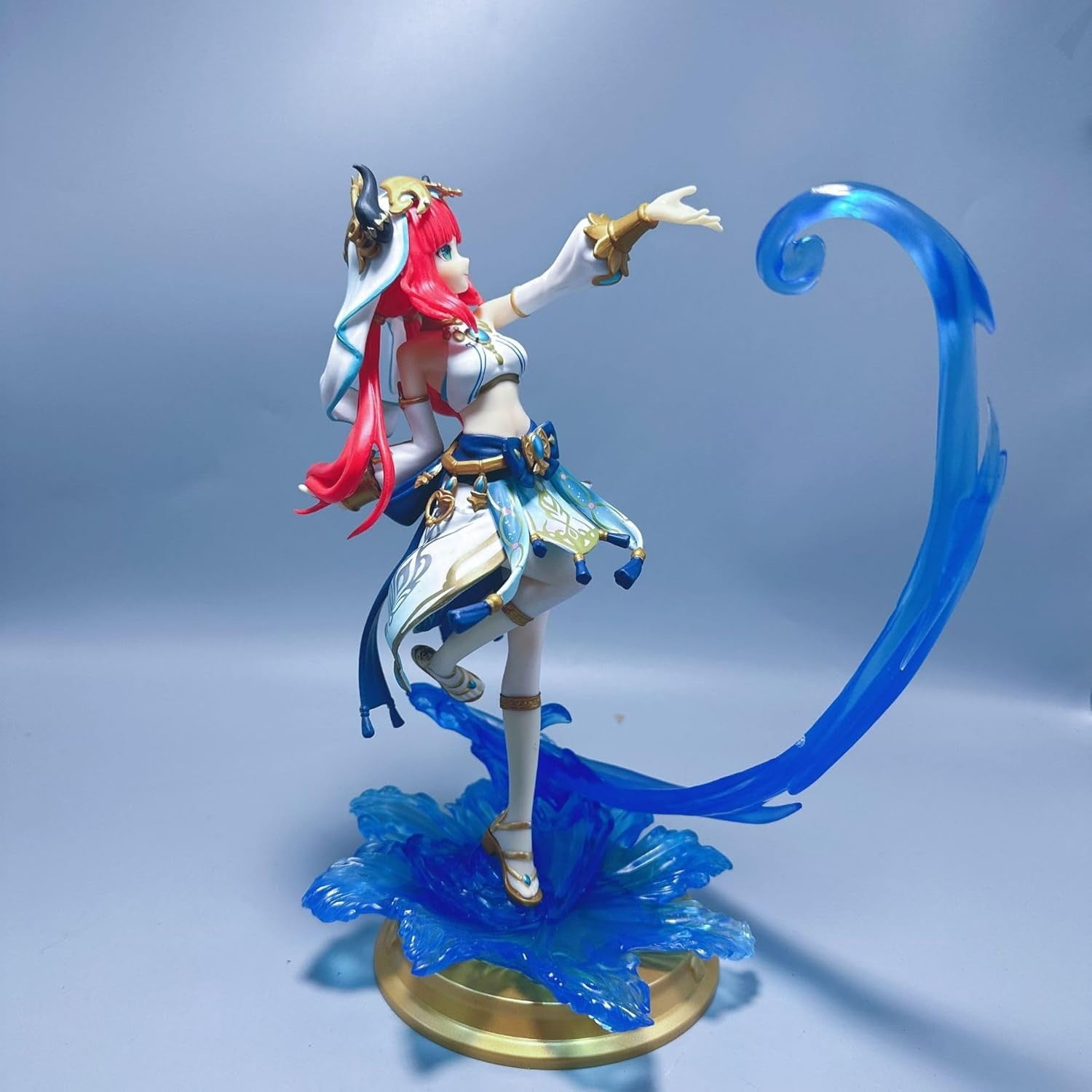 Nilou Figure, Water Control Nilou Anime Figures 26cm/10.2inch Handmade PVC Cartoon Manga Game Character Model Decoration Craft Gift