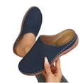 thumbnail image 5 of Slip On Slides for Women Navy, Comfortable Perforated Mule Clogs - Breathable Casual Shoes for Women Indoor Outdoor,Size 9, 5 of 9