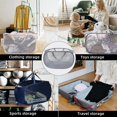 thumbnail image 5 of Foldable Mesh Pop Up Laundry Basket, Durable Collapsible Laundry Baskets, Mesh Pop Up Laundry Hamper With Side Pocket, 5 of 5