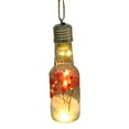 thumbnail image 2 of Neinkie Christmas LED Ornaments Luminous Increase Atmosphere with Rope High Brightness Hanging Decorative Flower Transparent Christmas Tree Decorations for Christmas, 2 of 2