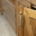 thumbnail image 3 of Goo-Ki 4 Pack Champagne Bronze Cabinet Pulls with Backplate, 5"(128mm) Hole Center Zinc Alloy Cabinet Dresser Handles for Bar Cupboard Closet Wardrobe (G015), 3 of 6