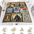 thumbnail image 5 of Bigfoot Gifts, Big Foot Sasquatch Gifts, Sasquatch Gifts, Bigfoot Gifts for Men Women, Christmas Birthday Gifts for Sasquatch Lovers, Gifts for Bigfoot Lovers, Big Foot Throw Blanket 60"X50", 5 of 6