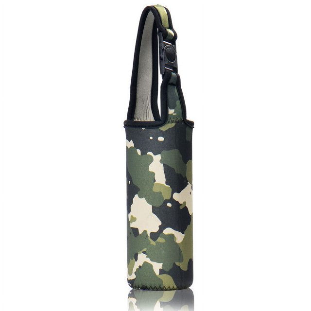 Funda protectora elástica para taza térmica, funda para taza, funda para taza de agua gruesa con dibujos animados, funda de tela para buceo, funda de tela estampada