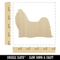 thumbnail image 2 of Shih Tzu Dog Solid Wood Shape Unfinished Piece Cutout Craft DIY Projects - 4.70 Inch Size - 1/8 Inch Thick, 2 of 7