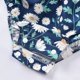 thumbnail image 5 of Traje de baño de una pieza con volantes y tirantes plisados con estampado de flores para niñas pequeñas de Herrnalise, 5 of 8