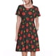 thumbnail image 1 of Disketp Tomatoes1 para Vestido de Manga Corta para Mujeres, Vestidos de Verano para Mujeres, Casual y Holgado para la Playa, 1 of 6