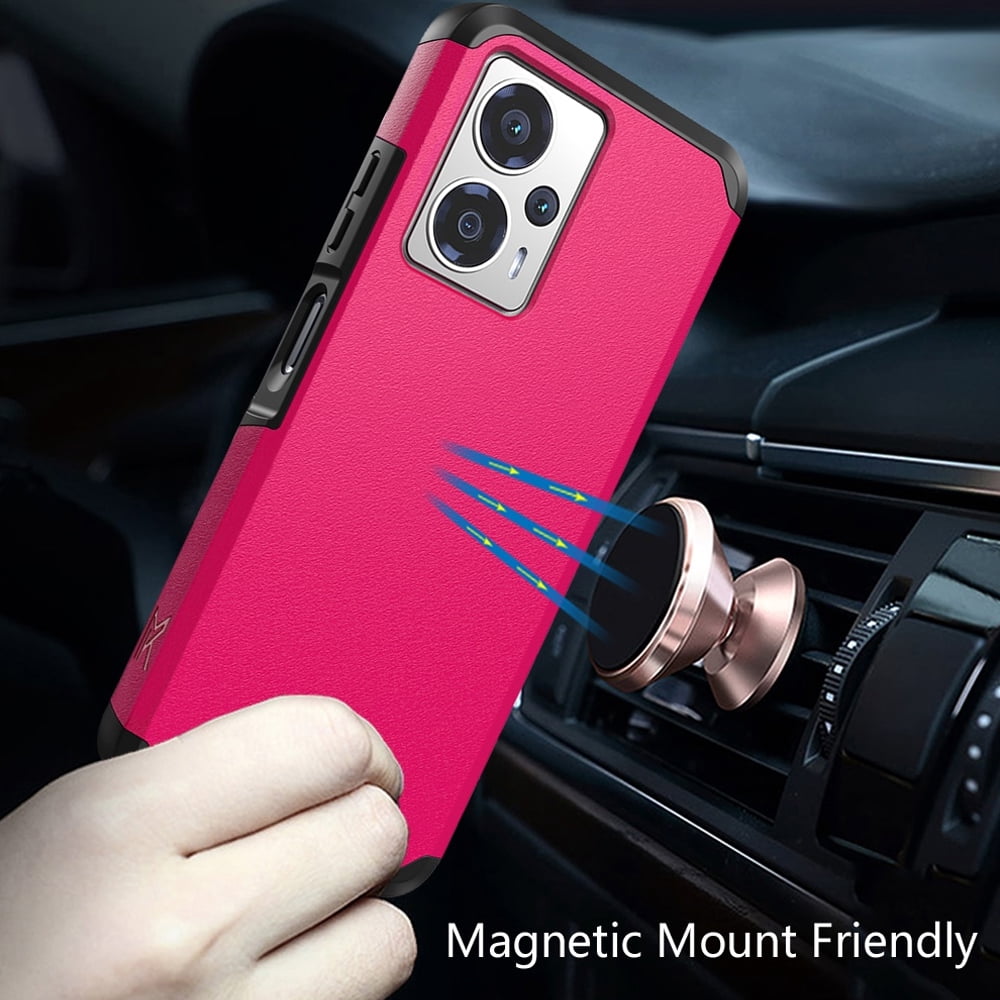 TJS Phone Case Cricket Outlast 5G 2024, AT&T Motivate Pro 5G 2024, Tempered  Glass, Magnetic, Shockproof, Gray - Walmart.com
