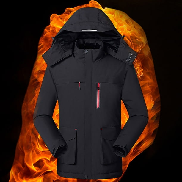 Black Friday Deals TopLLC Winter Coats for Men Men s Three