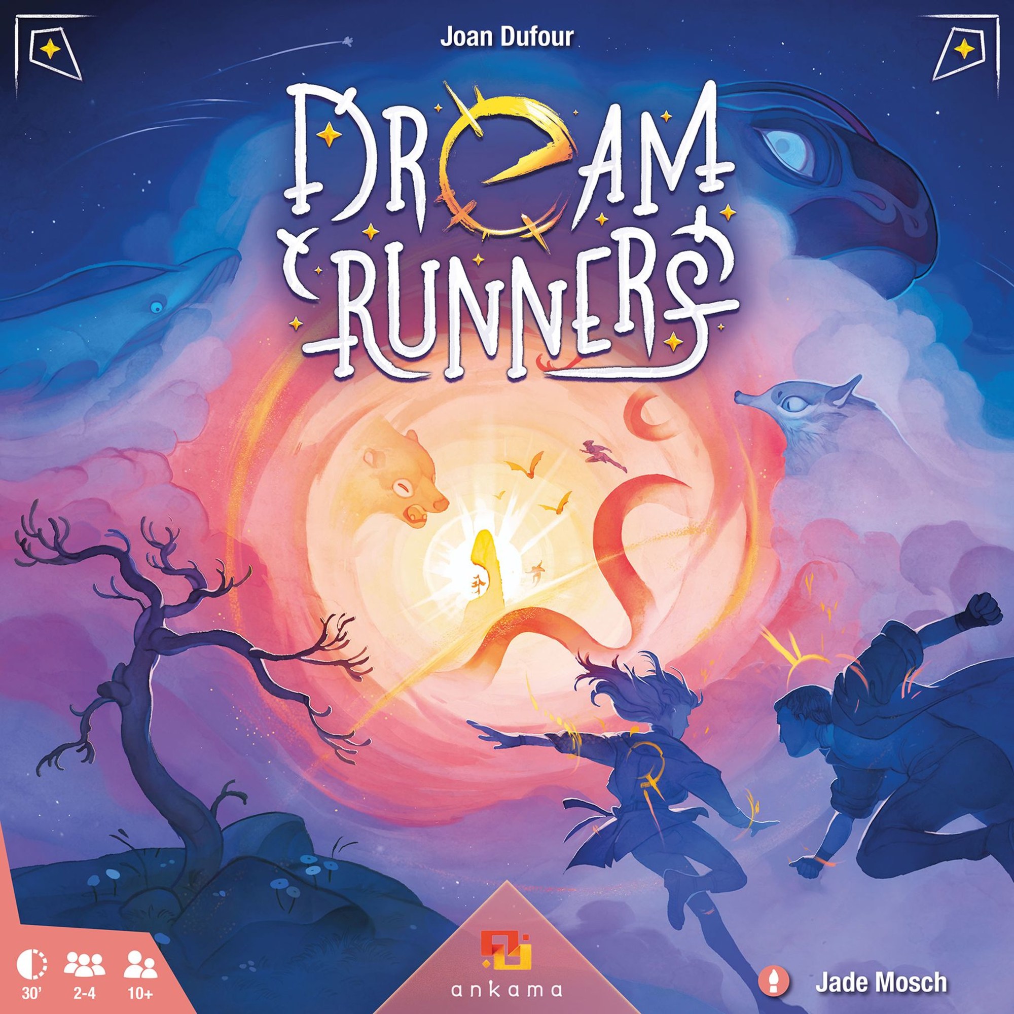 Dream Runners - Board Game, Ankama, Ages 8+, 2-4 Players, 30 Min