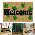 CozyQx 2024 Home Decor Irish Day Floor Mats Holiday Mats Door