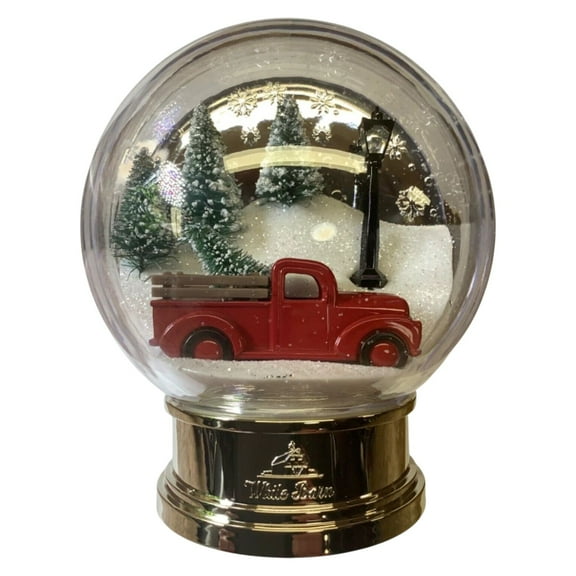 Bath and Body Works RED TRUCK GLOBE Wallflower Plug Nightlight