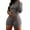 Grey, variant on Women's Lightweight Two Piece Set Tank Top & Shorts, for Beach or Vacation Women's Casual Long Sleeve Shorts Set Comfortable Wear Soft Breathable Outfit For Everyday Spring Summer Fall