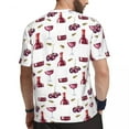 thumbnail image 3 of T Shirt For Men Wine Lover T-Shirt Male Red Wine Pattern Basic Sports Fast Dry Summer Fashion Tee Sh, 3 of 7