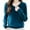 Blue 1, variant on BLVB Cozy Sweaters for Women V Neck Long Sleeve Tops Fashion Lightweight Pullover Trendy Clothes Fall Outfits