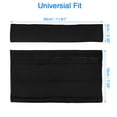 thumbnail image 4 of REGALWOVEN 2 Pcs Black Universal Seat Belt Cover Shoulder Pad Strap Protector for Car SUV Truck, 4 of 4