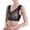 Black, variant on Women Lace Lightweight Lift Support Tank Style Plus Size Seamless Everyday Bra Red M