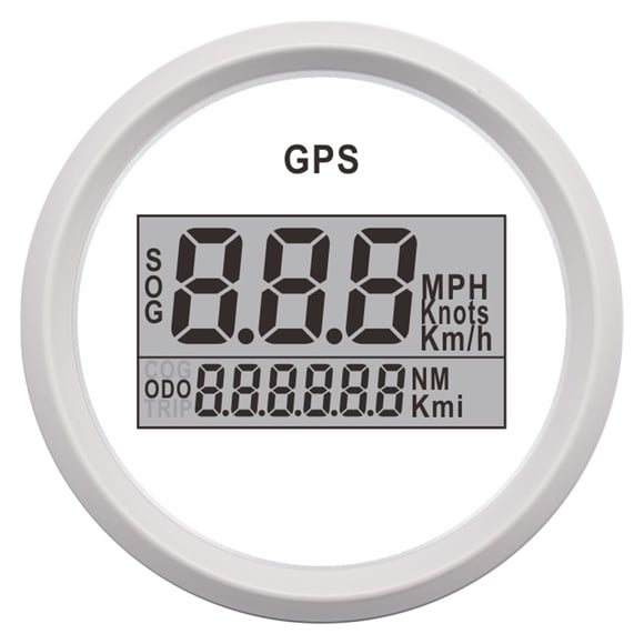 Digital Car Speedometer GPS Odometer 52mm GPS Speedometer Odometer Car Speed Gauge GPS LCD Boat Car Waterproof Digital Gauge ,High Precision