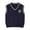 Dark Blue, variant on KAUOD Boys School Uniform Sweater Vest Striped V Neck Soft Comfy Pullover Fashion Knitted Waistcoat Vest Girls Fall Outfits Tops