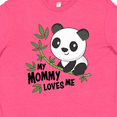 thumbnail image 4 of Inktastic My Mommy Loves Me- cute panda Youth T-Shirt, 4 of 5