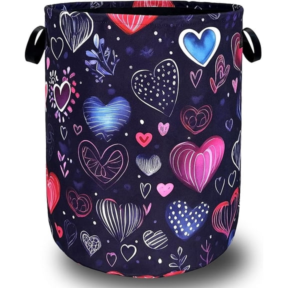 Laundry Hamper With Handles Foldable Oxford Cloth Tote Bag Cool Sports Theme Laundry Basket Clothes Toy Storage Bucket For Bathroom/Laundry/Bedroom