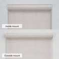 thumbnail image 4 of Linen Avenue Cordless Coastal Light-Filtering Standard Roller Shade– Soft Light Control, UV Protection Window Covering for Home & Office –Khaki Cliffs 44 W X 66 H (Arrives 1/4" Narrower), 4 of 9