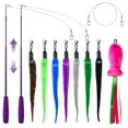 thumbnail image 1 of Juego de varitas interactivas ZeyZoo de Cat Toys para gatos de interior, 11 unidades, 1 of 7