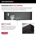 thumbnail image 2 of Delta 95B9031-30S-GS Rivet 30" Undermount Single Basin Stainless Steel Kitchen Sink - PVD, 2 of 7