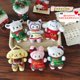 thumbnail image 2 of Sanrio Christmas Cute Dress Up Plush Doll Cartoon Hello Kitty My Melody Cinnamoroll Pendant Decoration DIY Dolls Kids Toy Gifts, 2 of 5