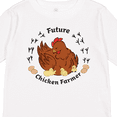 thumbnail image 4 of Inktastic Future Chicken Farmer-mother Hen and Chicks Boys or Girls Long Sleeve Toddler T-Shirt, 4 of 5