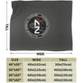 thumbnail image 3 of Mass Effect N7 Fleece Blanket, Very Soft Microfiber Flannel Blanket for Couch Warm and Cozy for All Seasons, Black, 3 of 6