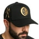 thumbnail image 5 of Knite Gorra Eleggua Gabardina Negra Hombre Visera Curva Piel Ajustable Premium, 5 of 5