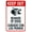 Warning Sign 2, variant on Beware of Dogs Do Not Enter 8"x12" Metal Sign, Bad Dogs Will Bite, Notice Danger Warning Caution Sign, Indoor Outdoor Use