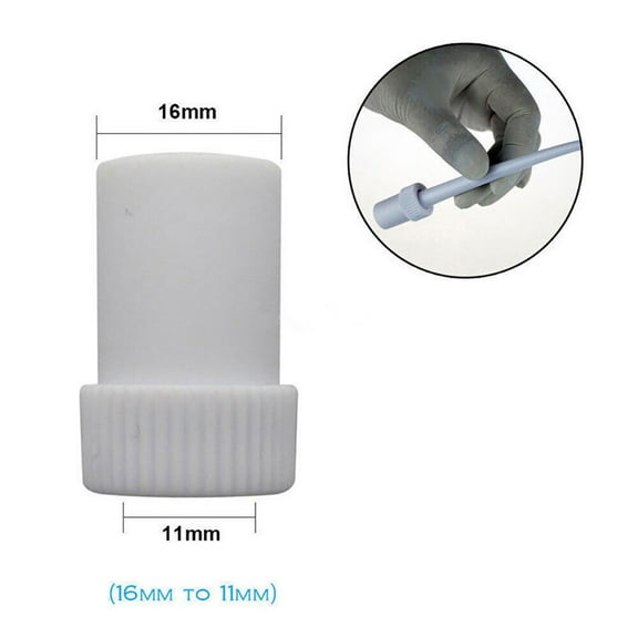 10pcs Dental Suction Tube Convertor Saliva Ejector Suction Adaptor Autoclavable135℃