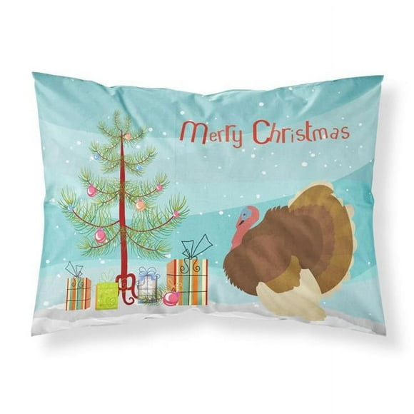 Carolines Treasures BB9357PILLOWCASE French Turkey Dindon Christmas Fabric Standard Pillowcase