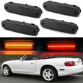 thumbnail image 4 of 4x Led Side Marker Light Smoked Lens Front Rear Turn Signal Lights Blinker Lamp For Mx-5 Mx5 Miata, 4 of 5