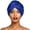 Blue, variant on Gtoiithly Adjustable Silk Satin Hair Bonnet for Sleeping, Double Layer, Night Turban for Large Long Curly Braid Women Men Hair Light Green One Size