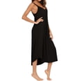 thumbnail image 6 of Taqqpue Plus Size Cotton Nightgowns for Women Long Sleep Dress Soft Sleepwear Tank Dress Women Spaghetti Strap Night Gowns Sleeveless Sleep Shirts, 6 of 8