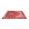 thumbnail image 2 of Ahgly Company Machine Washable Indoor Square Persian Red Traditional Area Rugs, 4' Square, 2 of 4