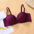 thumbnail image 1 of Soutien-gorge en Dentelle Fine 1/2 Tasse Soutien Supérieur Réglable pour Femmes sous-Vêtements Rassemblés, 1 of 6