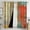 Orange Red, variant on Orange Abstract Blackout Window Curtains for Living Room,Thermal Insulated Curtains,52x84 Inch,Set of 2