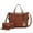 Brown, variant on Bruna Vegan Leather Women's Tote Bag & Wristlet Wallet, Stylish Shoulder Purse Handbag 2 Pcs by Mia K - Pink