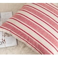 thumbnail image 4 of Fundas de almohada Cethom Christmas Boho texturizadas rojas, 45 x 45 cm, juego de 2, 4 of 7